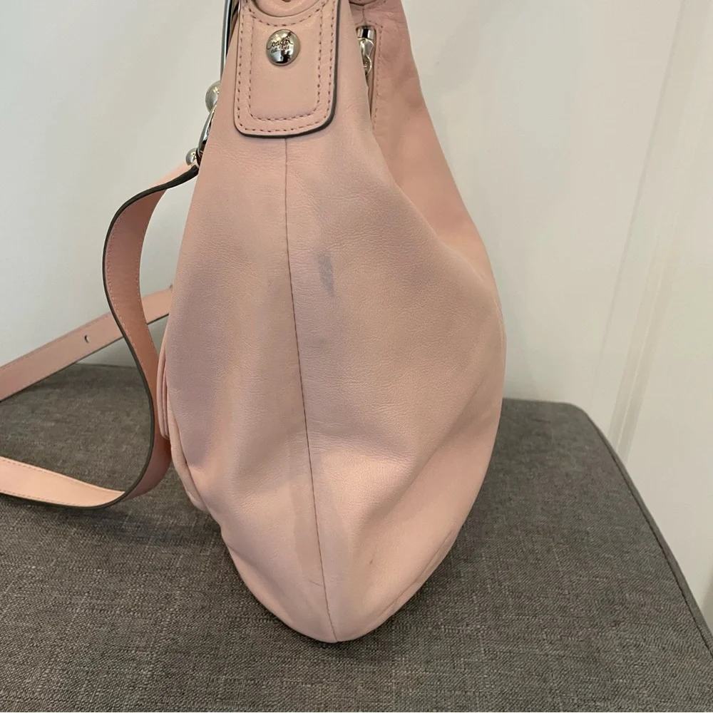 COACH Kristin Hobo Bag Convertible Crossbody - Pink - Picture 7 of 16